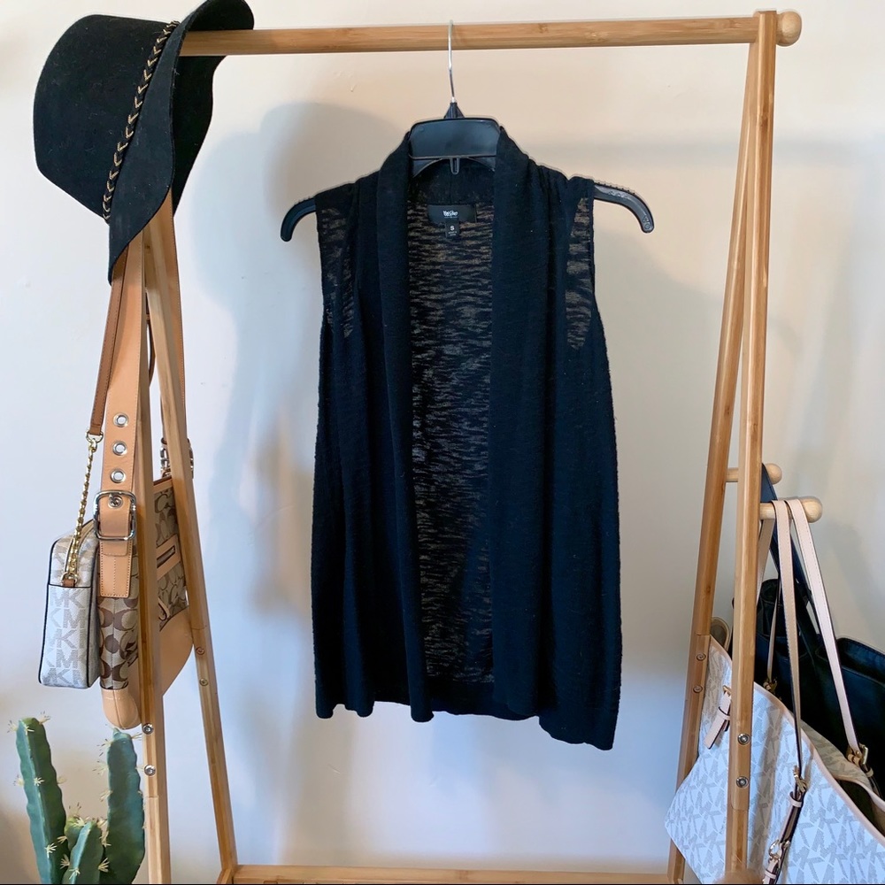 black cardigan tank🖤